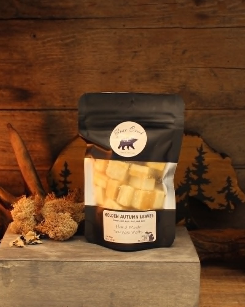Golden Autumn Leaves soy wax melts
